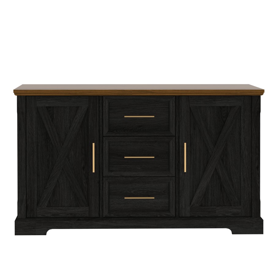 Ebonhue 2 Door 3 Drawer Cabinet